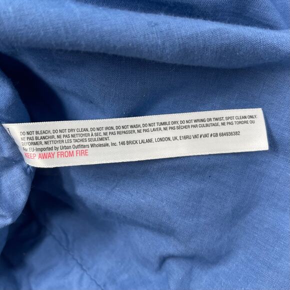 Free People Cambridge Convertible Backpack - Blue Suede Tote Bag  - Crossbody - Picture 10 of 11